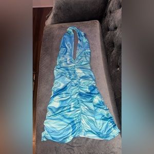 Never worn before, halter dress with shrug